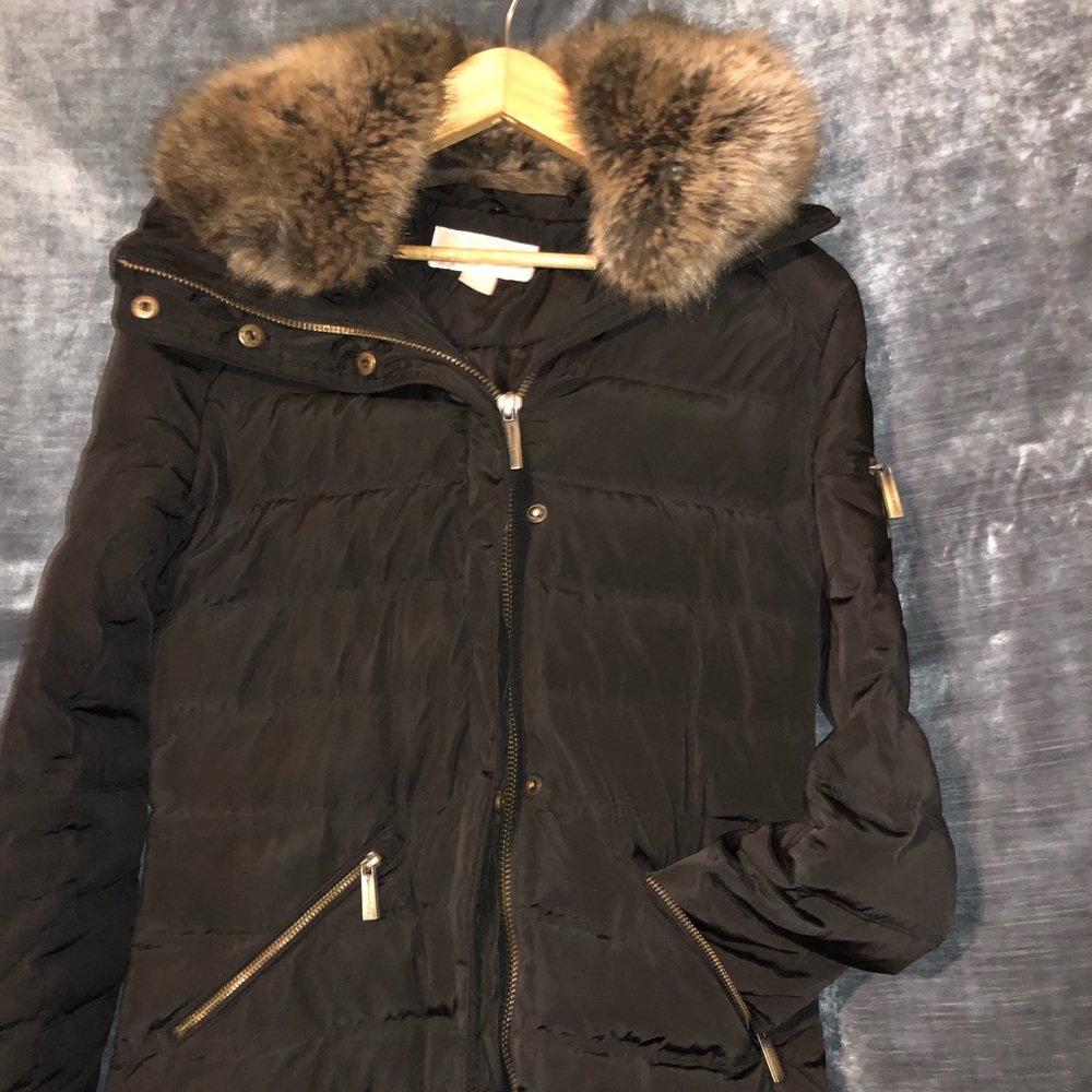 Black Michael Kors coat